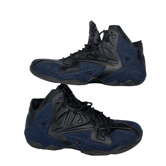 RARE 2014 Nike LeBron 11 EXT Denim Size 11 - Picture 2 of 12